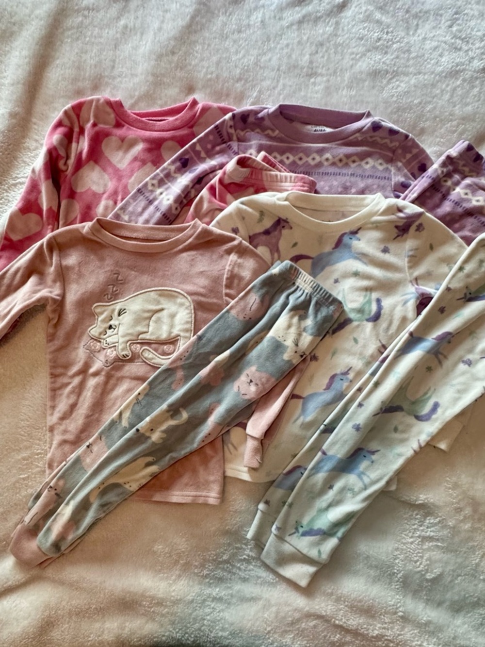 Set of 4 Cozy Fleece Carter’s Set, 4t
